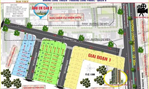 Dự án đất nền khu dân cư Long Thuận